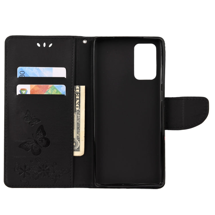 Butterflies Embossing Horizontal Flip Leather Case with Holder & Card Slots & Wallet