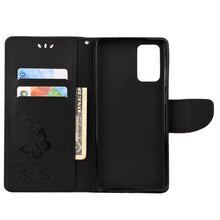 Load image into Gallery viewer, Butterflies Embossing Horizontal Flip Leather Case with Holder &amp; Card Slots &amp; Wallet