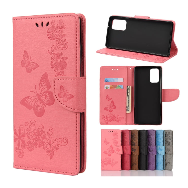 Butterflies Embossing Horizontal Flip Leather Case with Holder & Card Slots & Wallet