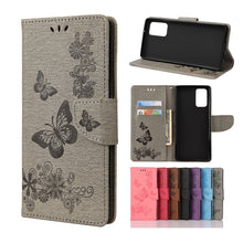 Load image into Gallery viewer, Butterflies Embossing Horizontal Flip Leather Case with Holder &amp; Card Slots &amp; Wallet