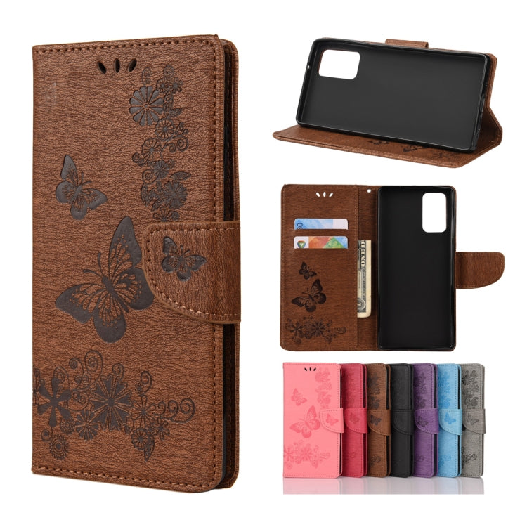 Butterflies Embossing Horizontal Flip Leather Case with Holder & Card Slots & Wallet