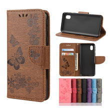Load image into Gallery viewer, Butterflies Embossing Horizontal Flip Leather Case with Holder &amp; Card Slots &amp; Wallet