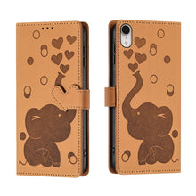 Load image into Gallery viewer, Cartoon Elephant Embossed Leather Phone Case, For iPhone XR, For iPhone XS Max, For iPhone 8 Plus / 7 Plus