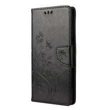 Load image into Gallery viewer, Butterfly Flower Embossing Horizontal Flip Leather Case with Holder &amp; Card Slots &amp; Wallet