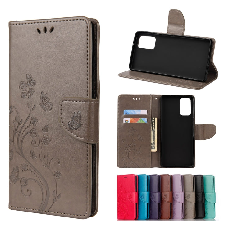 Butterfly Flower Embossing Horizontal Flip Leather Case with Holder & Card Slots & Wallet