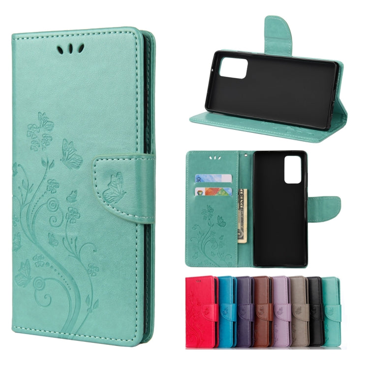 Butterfly Flower Embossing Horizontal Flip Leather Case with Holder & Card Slots & Wallet