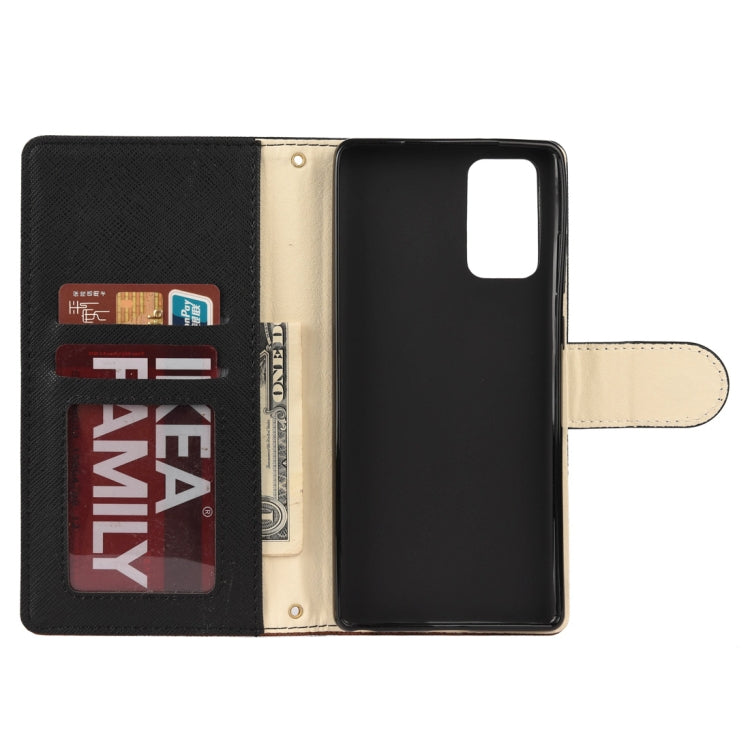 Color Splicing Horizontal Flip Leather Case with Holder & Card Slots & Wallet & Photo Frame