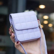 Load image into Gallery viewer, BFB04 Plaid Crossbody Fold Phone Bag