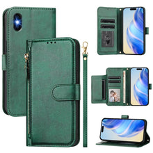 Load image into Gallery viewer, Multi-Card Slots Zipper Wallet Leather Phone Case, For iPhone 11 Pro Max, For iPhone 11, For iPhone 11 Pro, For iPhone X / XS, For iPhone XR, For iPhone XS Max, For iPhone 8 Plus / 7 Plus