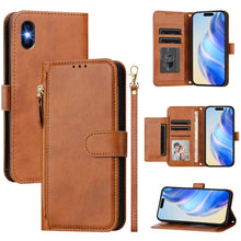 Load image into Gallery viewer, Multi-Card Slots Zipper Wallet Leather Phone Case, For iPhone 11 Pro Max, For iPhone 11, For iPhone 11 Pro, For iPhone X / XS, For iPhone XR, For iPhone XS Max, For iPhone 8 Plus / 7 Plus