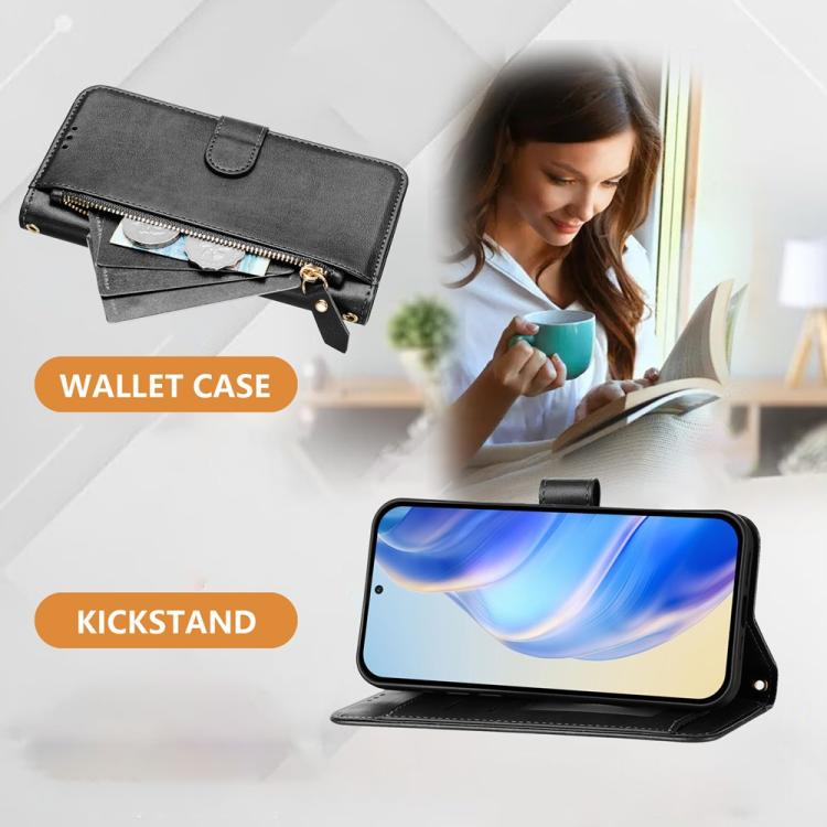 Multi-Card Slots Zipper Wallet Leather Phone Case, For iPhone 18 Pro / 17 Pro, For iPhone 18 Pro Max / 17 Pro Max, For iPhone 17e / 16e, For iPhone 17, For iPhone Air, For iPhone 16 Pro Max, For iPhone 16 Pro, For iPhone 16 Plus