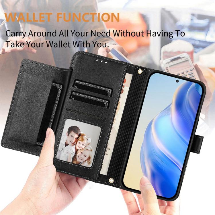 Multi-Card Slots Zipper Wallet Leather Phone Case, For iPhone 18 Pro / 17 Pro, For iPhone 18 Pro Max / 17 Pro Max, For iPhone 17e / 16e, For iPhone 17, For iPhone Air, For iPhone 16 Pro Max, For iPhone 16 Pro, For iPhone 16 Plus