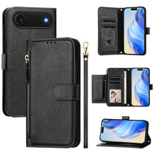 Load image into Gallery viewer, Multi-Card Slots Zipper Wallet Leather Phone Case, For iPhone 17e / 16e, For iPhone 17 Pro Max, For iPhone 17 Pro, For iPhone 17, For iPhone Air, For iPhone 16 Pro Max, For iPhone 16 Pro, For iPhone 16 Plus