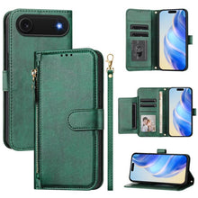 Load image into Gallery viewer, Multi-Card Slots Zipper Wallet Leather Phone Case, For iPhone 17e / 16e, For iPhone 17 Pro Max, For iPhone 17 Pro, For iPhone 17, For iPhone Air, For iPhone 16 Pro Max, For iPhone 16 Pro, For iPhone 16 Plus