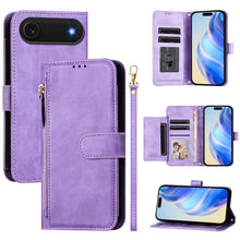 Load image into Gallery viewer, Multi-Card Slots Zipper Wallet Leather Phone Case, For iPhone 17e / 16e, For iPhone 17 Pro Max, For iPhone 17 Pro, For iPhone 17, For iPhone Air, For iPhone 16 Pro Max, For iPhone 16 Pro, For iPhone 16 Plus