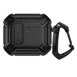 Shield Shockproof Earphone Protective Case with Hook, For AirPods 4 / AirPods 5