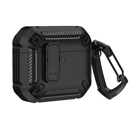 Shield Shockproof Earphone Protective Case with Hook, For AirPods 4 / AirPods 5