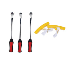 Load image into Gallery viewer, 5 in 1 Car / Motorcycle Tire Repair Tool Spoon Tire Spoons Lever Tire Changing Tools with Yellow Tyre Protector, A2978 5 in 1