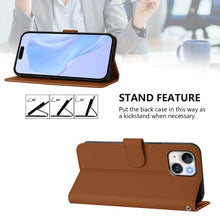 Load image into Gallery viewer, Skin Feel Solid Color Leather Phone Case with Lanyard, For iPhone 13 mini, For iPhone 12 / 12 Pro