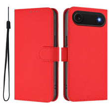 Load image into Gallery viewer, Skin Feel Solid Color Leather Phone Case with Lanyard, For iPhone Air, For iPhone 16 Pro Max