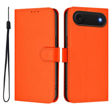 Load image into Gallery viewer, Skin Feel Solid Color Leather Phone Case with Lanyard, For iPhone Air, For iPhone 16 Pro Max