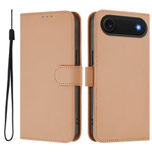 Load image into Gallery viewer, Skin Feel Solid Color Leather Phone Case with Lanyard, For iPhone Air, For iPhone 16 Pro Max