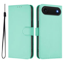 Load image into Gallery viewer, Skin Feel Solid Color Leather Phone Case with Lanyard, For iPhone Air, For iPhone 16 Pro Max