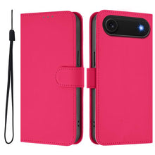 Load image into Gallery viewer, Skin Feel Solid Color Leather Phone Case with Lanyard, For iPhone Air, For iPhone 16 Pro Max