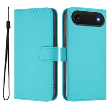 Load image into Gallery viewer, Skin Feel Solid Color Leather Phone Case with Lanyard, For iPhone Air, For iPhone 16 Pro Max