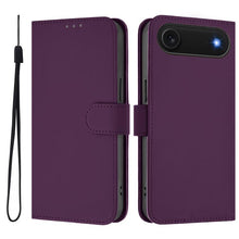 Load image into Gallery viewer, Skin Feel Solid Color Leather Phone Case with Lanyard, For iPhone Air, For iPhone 16 Pro Max