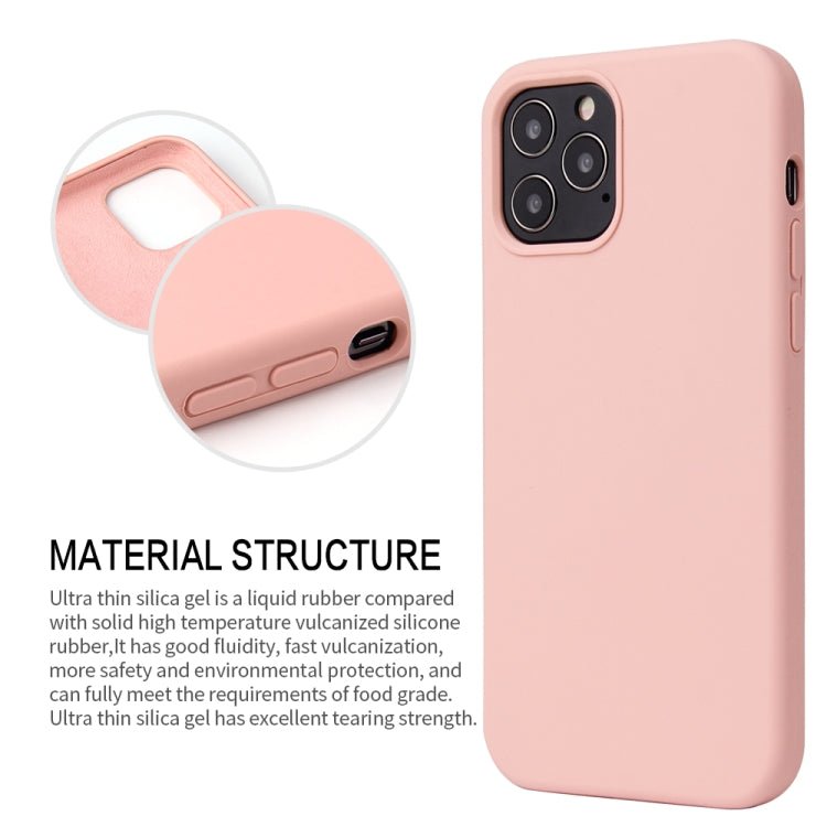Solid Color Liquid Silicone Shockproof Protective Case, For iPhone 12 mini, For iPhone 12 / 12 Pro, For iPhone 12 Pro Max
