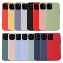 Load image into Gallery viewer, Solid Color Liquid Silicone Shockproof Protective Case, For iPhone 12 mini, For iPhone 12 / 12 Pro, For iPhone 12 Pro Max