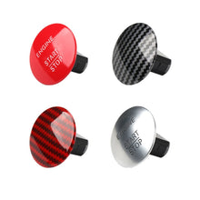 Load image into Gallery viewer, Car Keyless One-key Start Button Switch 2215450714 for Mercedes-Benz W164 / W205, Carbon Fiber Black, Carbon Fiber Red