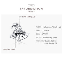 Load image into Gallery viewer, S925 Sterling Silver Witch Hat Beads DIY Bracelet Necklace Accessories, SCC1261
