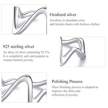 Load image into Gallery viewer, S925 Sterling Silver Simple Wave Curve Women Ring