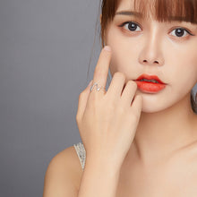 Load image into Gallery viewer, S925 Sterling Silver Simple Wave Curve Women Ring