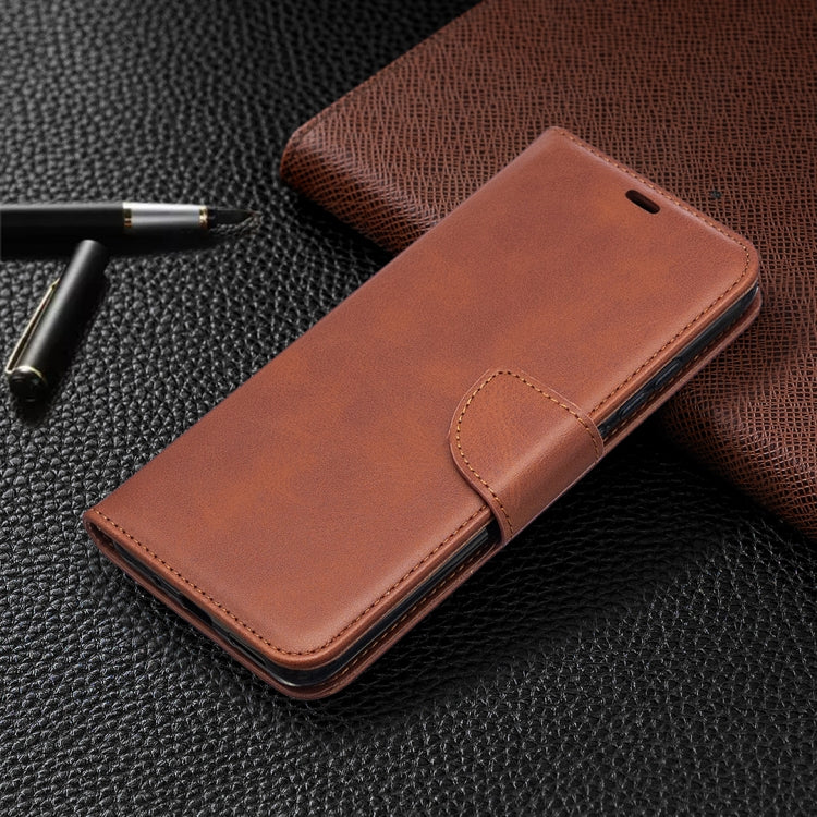 Retro Lambskin Texture Pure Color Horizontal Flip PU Leather Case with Holder & Card Slots & Wallet & Lanyard, For Xiaomi Redmi 9A, For OPPO Reno4 5G