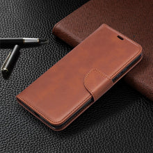 Load image into Gallery viewer, Retro Lambskin Texture Pure Color Horizontal Flip PU Leather Case with Holder &amp; Card Slots &amp; Wallet &amp; Lanyard, For Xiaomi Redmi 9A, For OPPO Reno4 5G