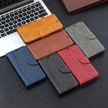 Load image into Gallery viewer, Retro Lambskin Texture Pure Color Horizontal Flip PU Leather Case with Holder &amp; Card Slots &amp; Wallet &amp; Lanyard, For Xiaomi Redmi 9A, For OPPO Reno4 5G