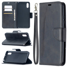 Load image into Gallery viewer, Retro Lambskin Texture Pure Color Horizontal Flip PU Leather Case with Holder &amp; Card Slots &amp; Wallet &amp; Lanyard, For Xiaomi Redmi 9A, For OPPO Reno4 5G