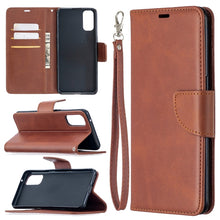 Load image into Gallery viewer, Retro Lambskin Texture Pure Color Horizontal Flip PU Leather Case with Holder &amp; Card Slots &amp; Wallet &amp; Lanyard, For Xiaomi Redmi 9A, For OPPO Reno4 5G
