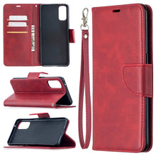 Load image into Gallery viewer, Retro Lambskin Texture Pure Color Horizontal Flip PU Leather Case with Holder &amp; Card Slots &amp; Wallet &amp; Lanyard, For Xiaomi Redmi 9A, For OPPO Reno4 5G
