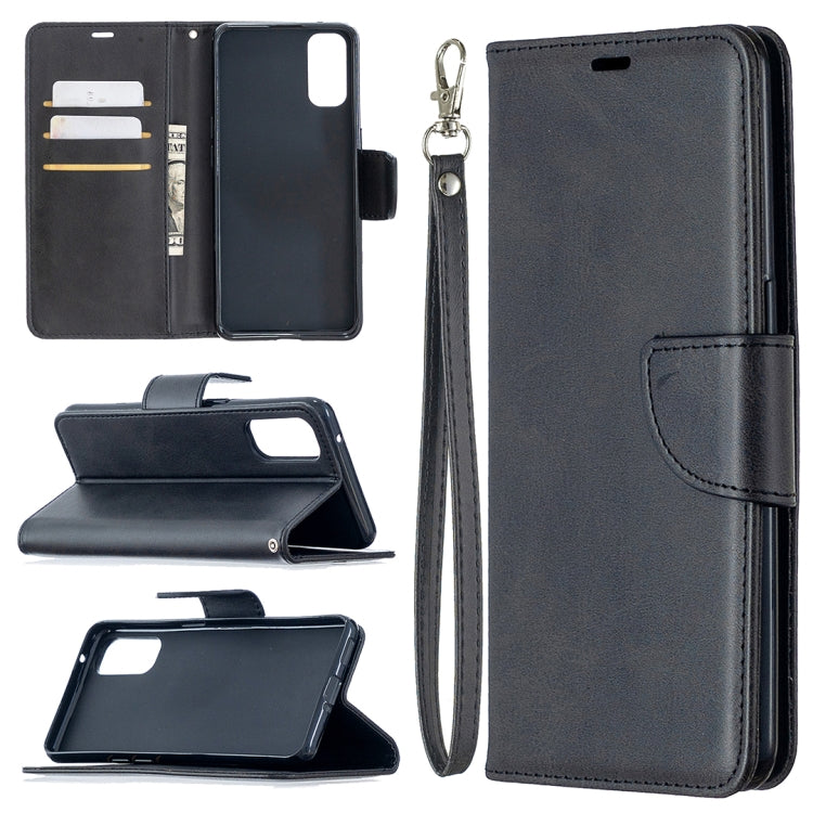 Retro Lambskin Texture Pure Color Horizontal Flip PU Leather Case with Holder & Card Slots & Wallet & Lanyard, For Xiaomi Redmi 9A, For OPPO Reno4 5G