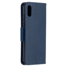 Load image into Gallery viewer, Litchi Texture Pure Color Horizontal Flip PU Leather Case with Holder &amp; Card Slots &amp; Wallet &amp; Lanyard, For Xiaomi Redmi 9A, For Xiaomi Redmi 9C