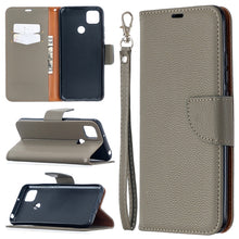 Load image into Gallery viewer, Litchi Texture Pure Color Horizontal Flip PU Leather Case with Holder &amp; Card Slots &amp; Wallet &amp; Lanyard, For Xiaomi Redmi 9A, For Xiaomi Redmi 9C