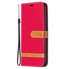 Load image into Gallery viewer, Color Matching Denim Texture Horizontal Flip Leather Case with Holder &amp; Card Slots &amp; Wallet &amp; Lanyard, For Xiaomi Redmi 9A, For Xiaomi Redmi 9C