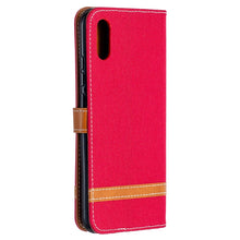 Load image into Gallery viewer, Color Matching Denim Texture Horizontal Flip Leather Case with Holder &amp; Card Slots &amp; Wallet &amp; Lanyard, For Xiaomi Redmi 9A, For Xiaomi Redmi 9C