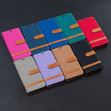 Load image into Gallery viewer, Color Matching Denim Texture Horizontal Flip Leather Case with Holder &amp; Card Slots &amp; Wallet &amp; Lanyard, For Xiaomi Redmi 9A, For Xiaomi Redmi 9C