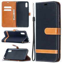 Load image into Gallery viewer, Color Matching Denim Texture Horizontal Flip Leather Case with Holder &amp; Card Slots &amp; Wallet &amp; Lanyard, For Xiaomi Redmi 9A, For Xiaomi Redmi 9C