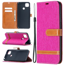 Load image into Gallery viewer, Color Matching Denim Texture Horizontal Flip Leather Case with Holder &amp; Card Slots &amp; Wallet &amp; Lanyard, For Xiaomi Redmi 9A, For Xiaomi Redmi 9C